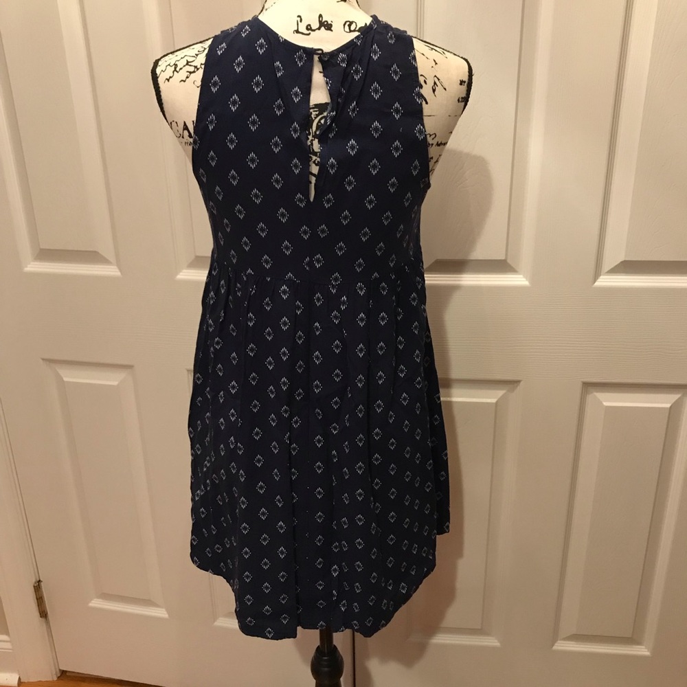 Navy blue swing dress - Picture 3 of 4